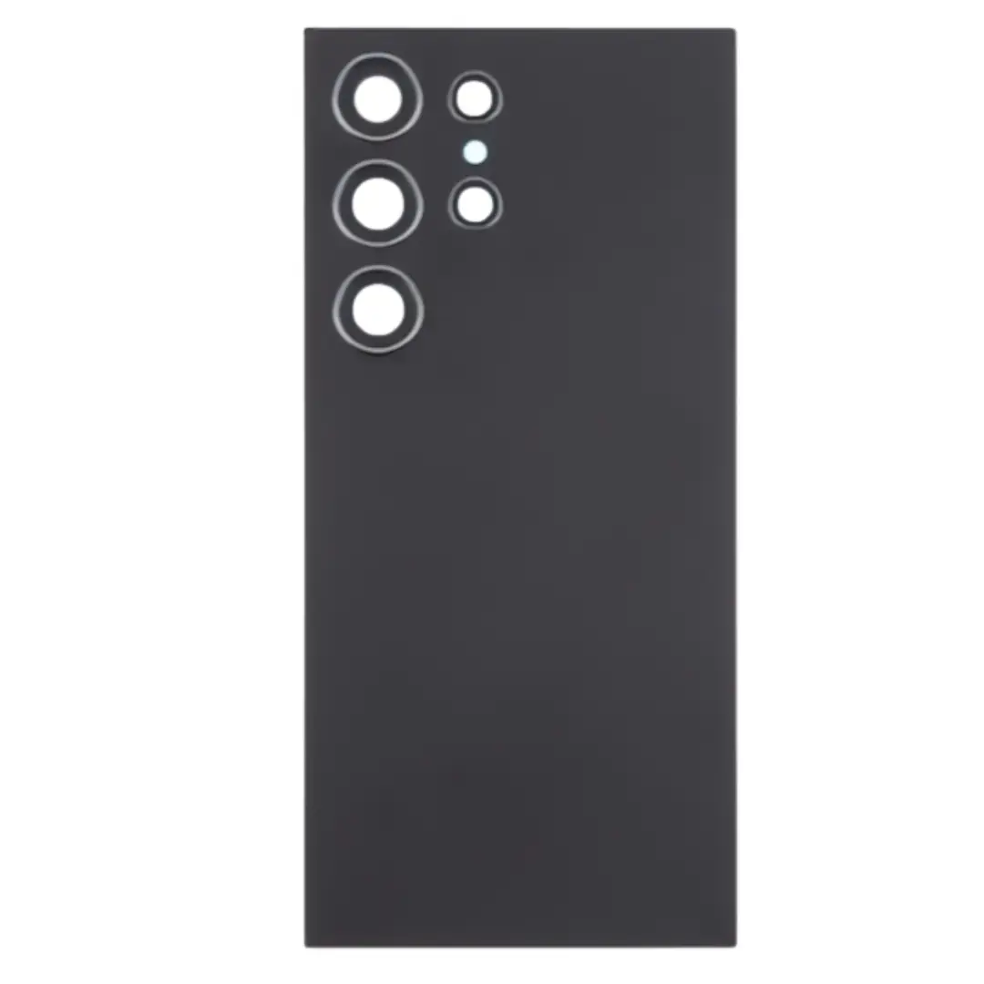 Back Glass Samsung Galaxy S25 Ultra with Camera Lens Black